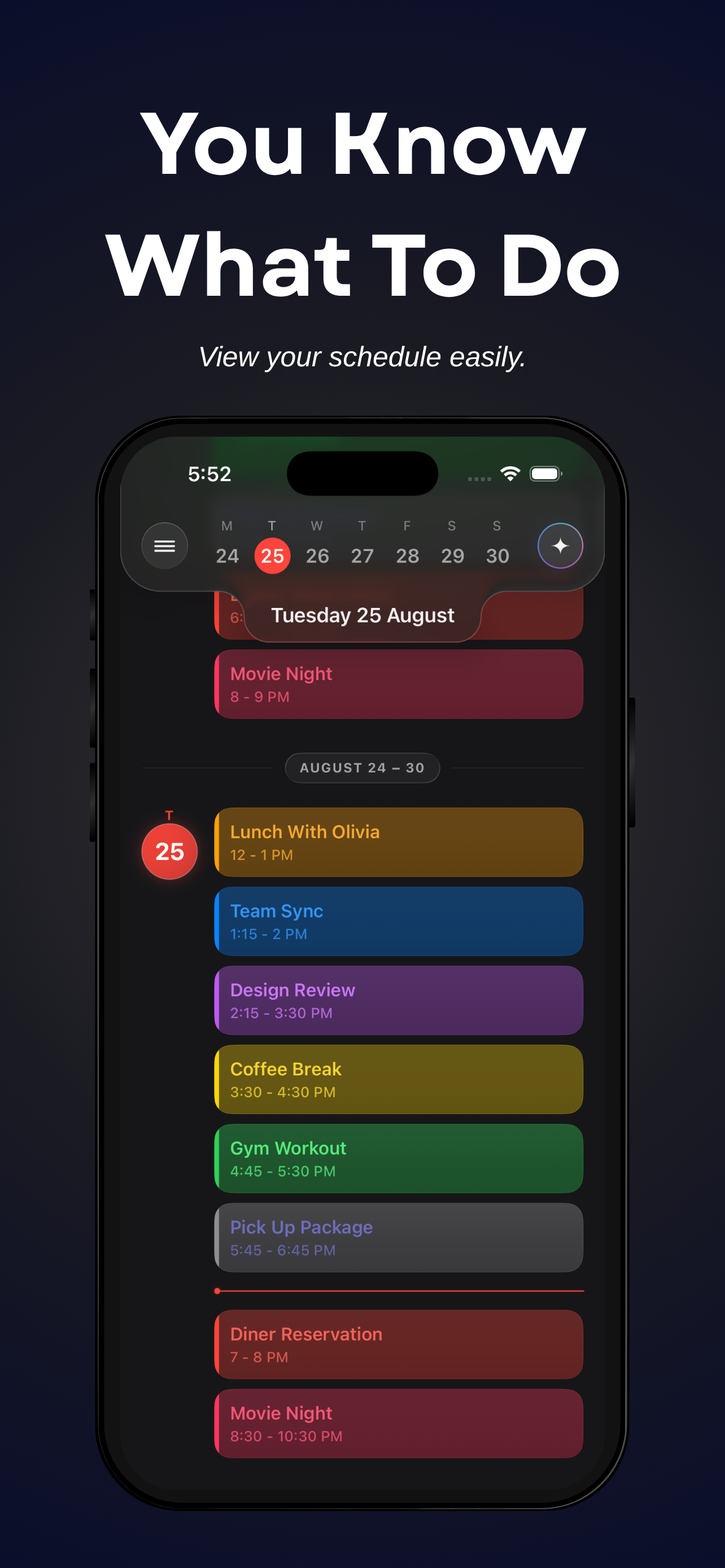 Dayoft: A Better Way To Plan screenshot 2