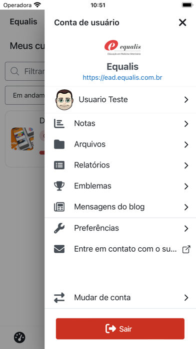 Equalis – Pós Graduação Screenshot