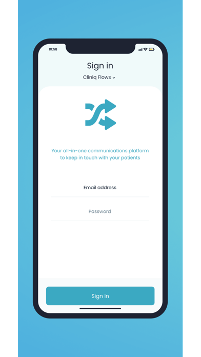 Cliniq Flows Screenshot