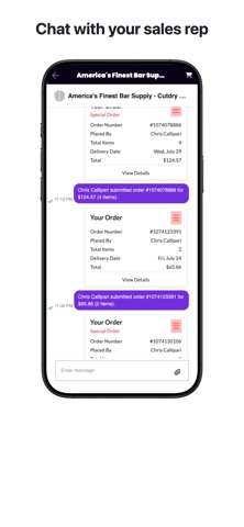 AFBS Ordering iPhone screenshot