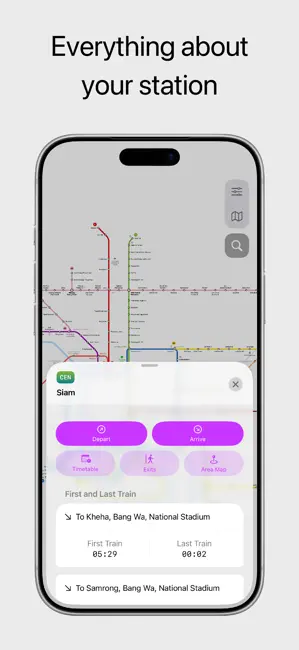 Bangkok City Metro iPhone screenshot 6