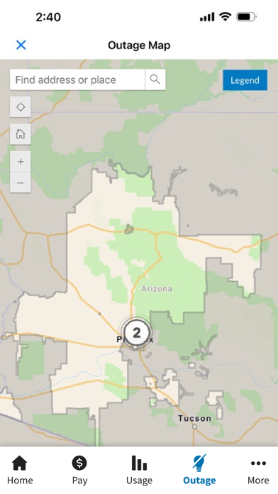 Arizona Public Service Screenshot
