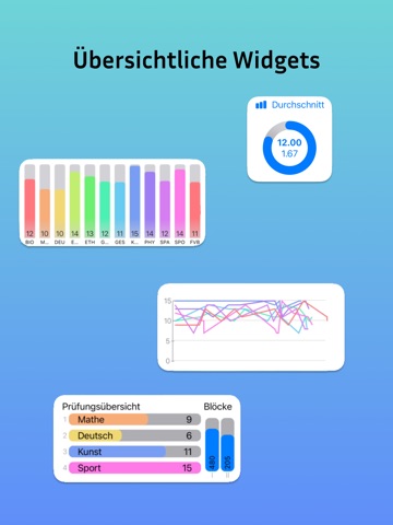 Calq Abiturnoten iPad screenshot