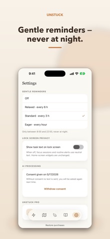 Unstuck: ADHD Planner Focus Screenshot 9 of 10