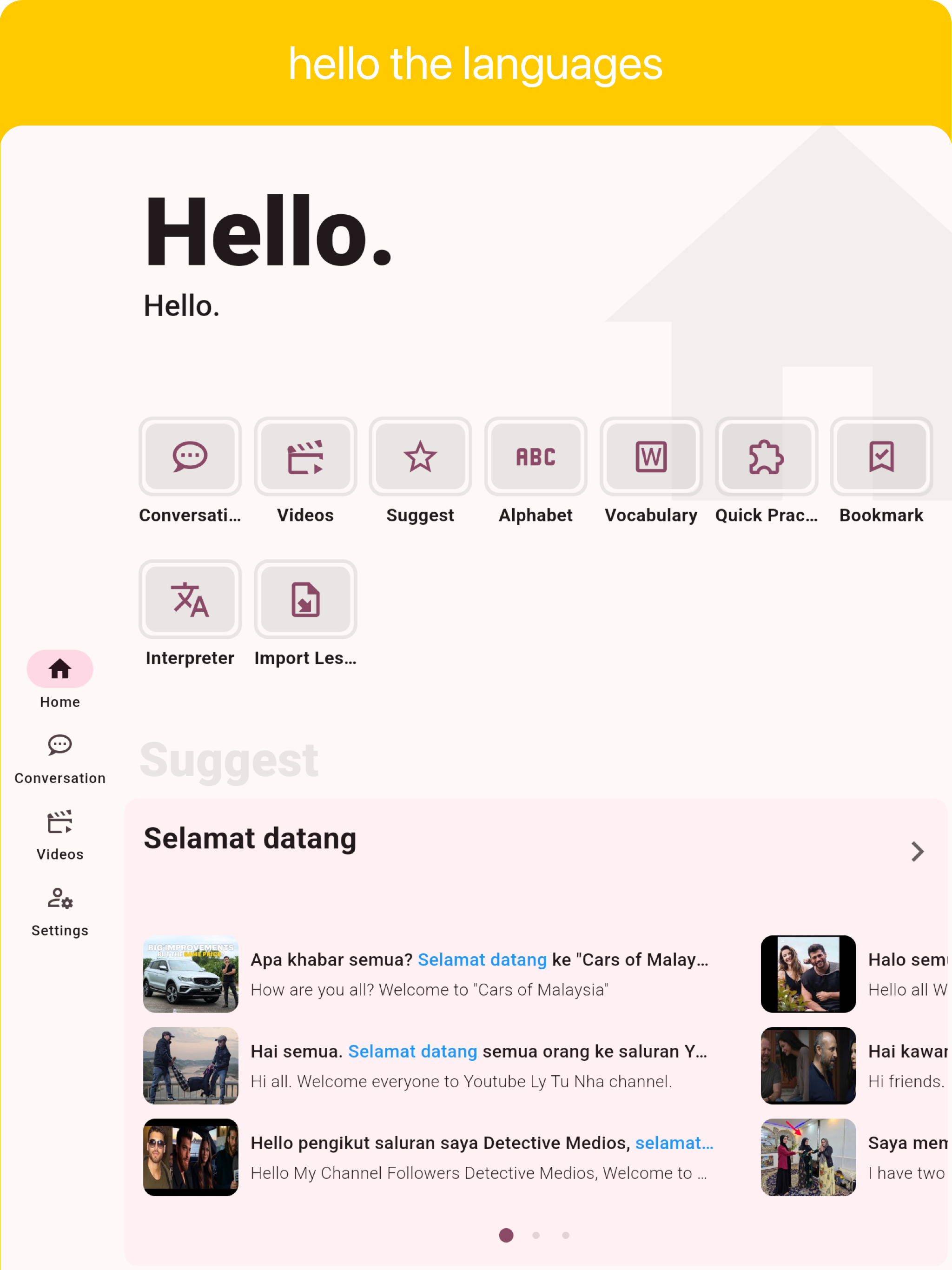 Malay - Listening Speaking