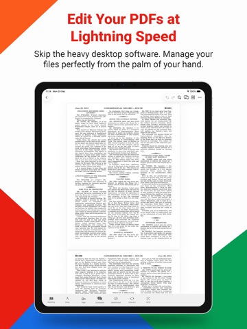 PDF AI: Reader & Scanner iPad screenshot