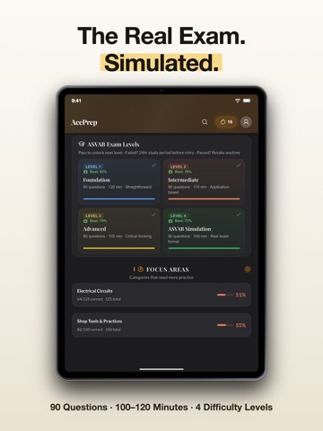 ASVAB Exam Prep & Practice iPad screenshot