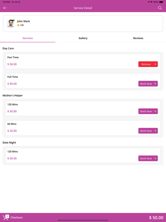 Screenshot #5 pour ProBabySitterX User