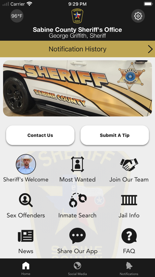 #1. Sabine County Sheriff, TX (iOS) Podle: Sabine County