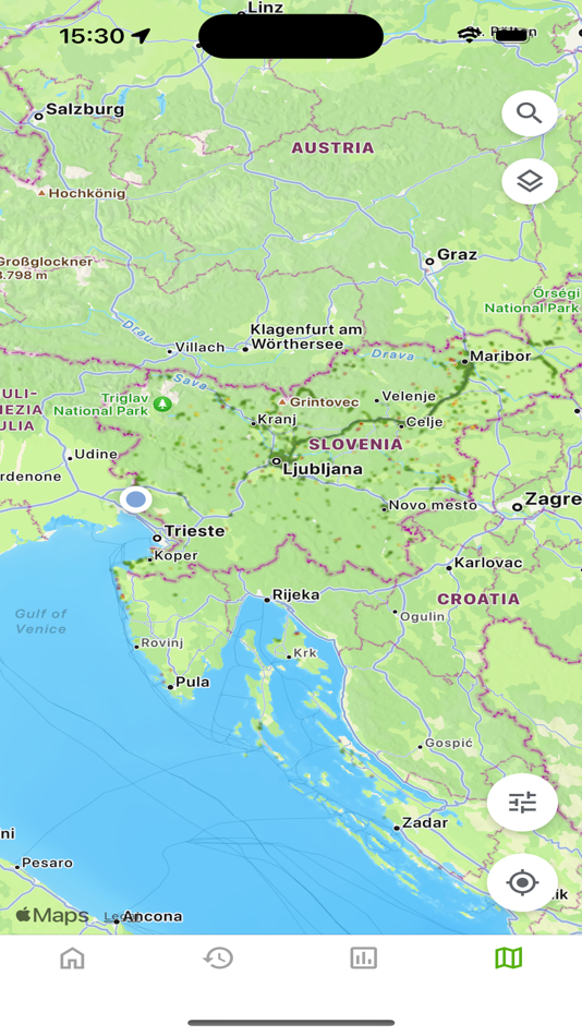 #1. AKOS Test Net (iOS) 来自: Agencija za komunikacijska omrežja in storitve Republike Slovenije