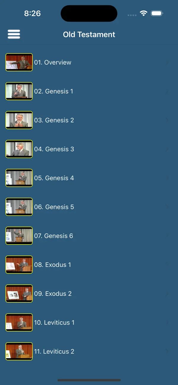 Screenshot #2 pour David Pawson Bible Teaching