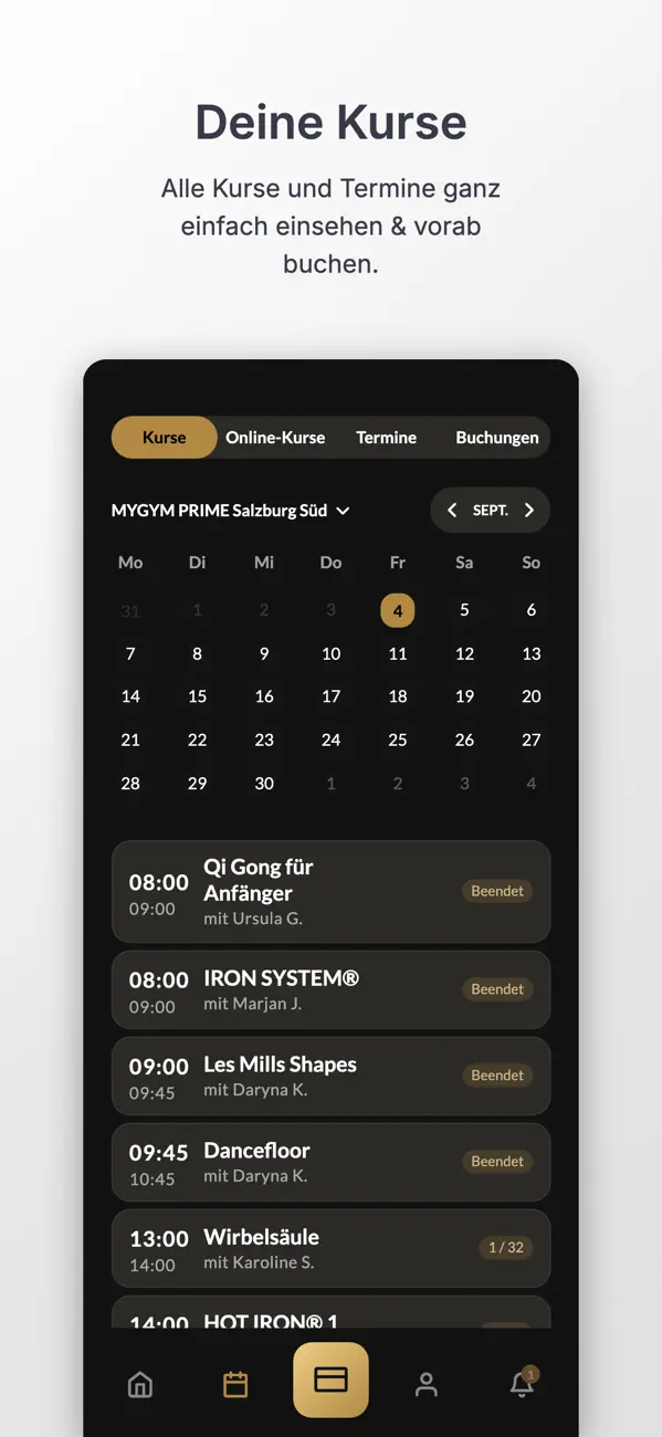 Screenshot #3 pour MYGYM PRIME AT