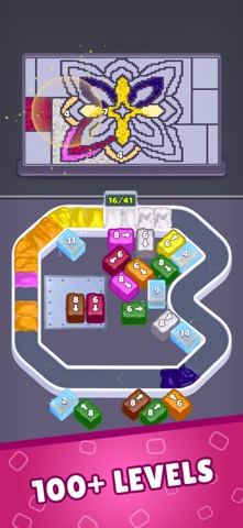 Sand Cubes Paint iPhone screenshot