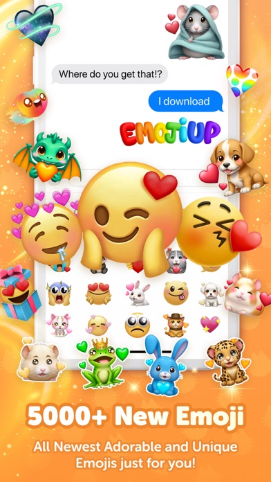 Emoji Up: sticker&emoji maker Screenshot