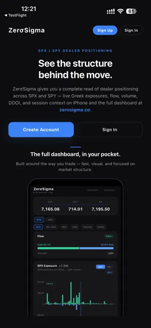 ZeroSigma screenshot 1