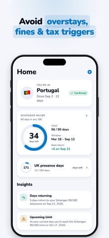 Country Days Tracker: Borderly Screenshot 1 of 6