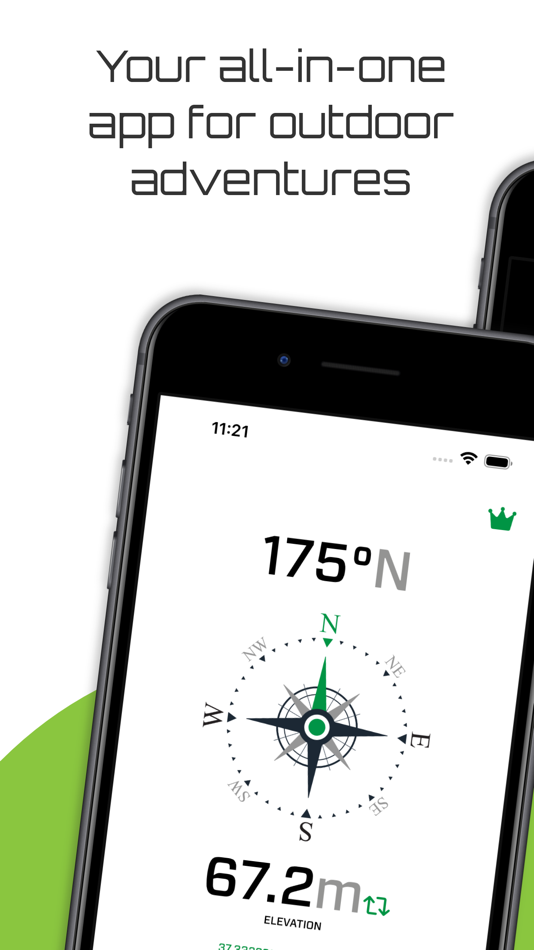 #3. Current Altitude + Compass (iOS) 由: RedTracker LLC