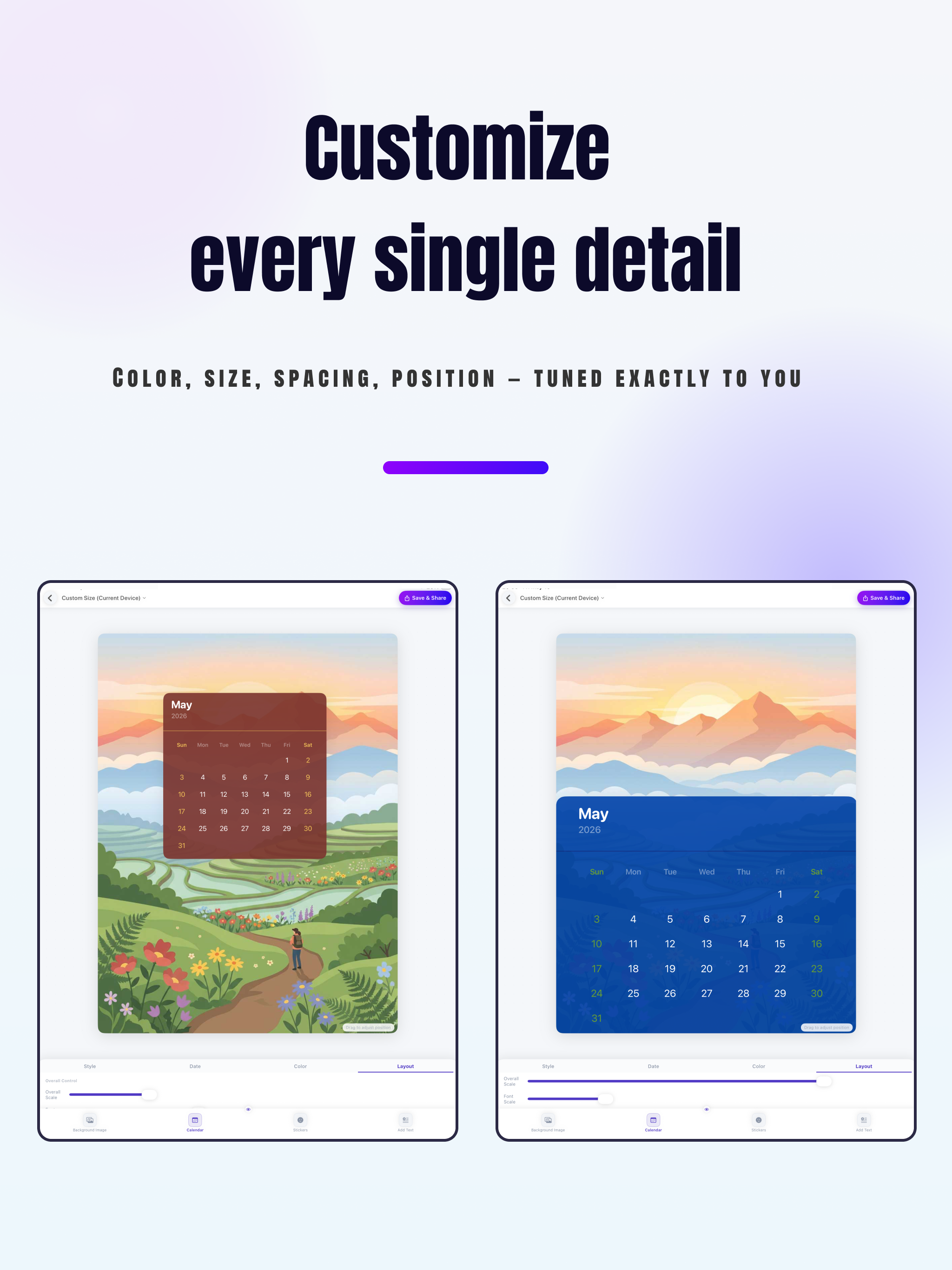 DailyWall – Calendar Wallpaper