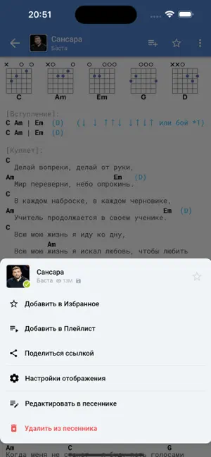 Аккорды AmDm iPhone screenshot 5