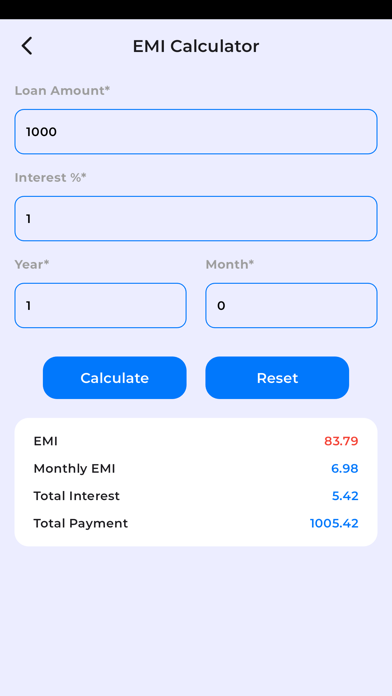 EMI Calculator App For Loanのおすすめ画像4