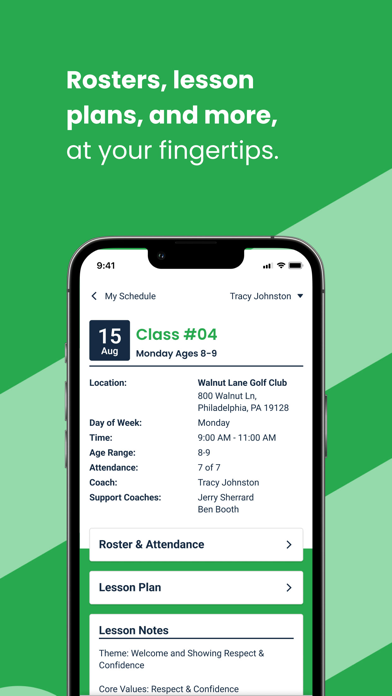 First Tee Coaches Screenshot