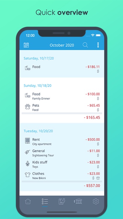 MoneyControl Spending Tracker screenshot-3