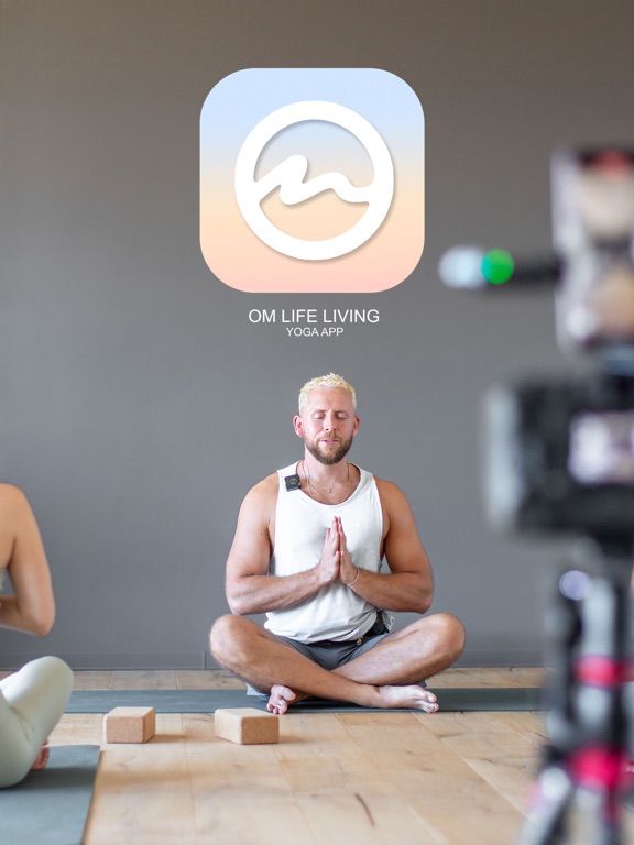Om Life Living Yoga iPad screenshot 1 - Health & Fitness app