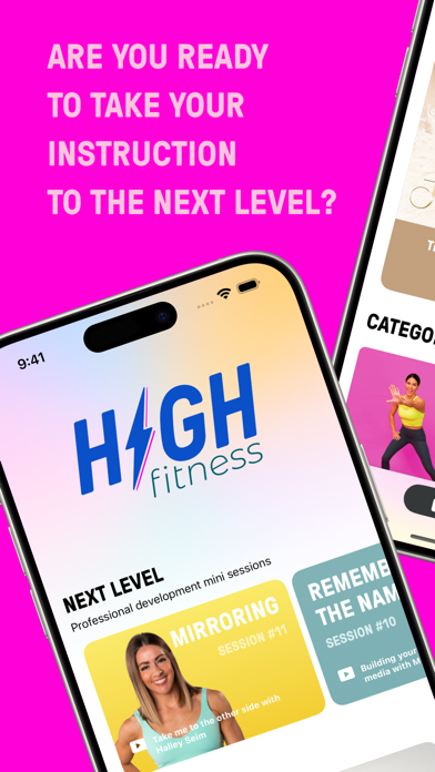 HIGH Fitness Instructor Screenshot