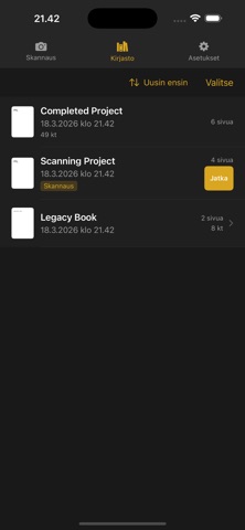 Knut Book Scanner screenshot
