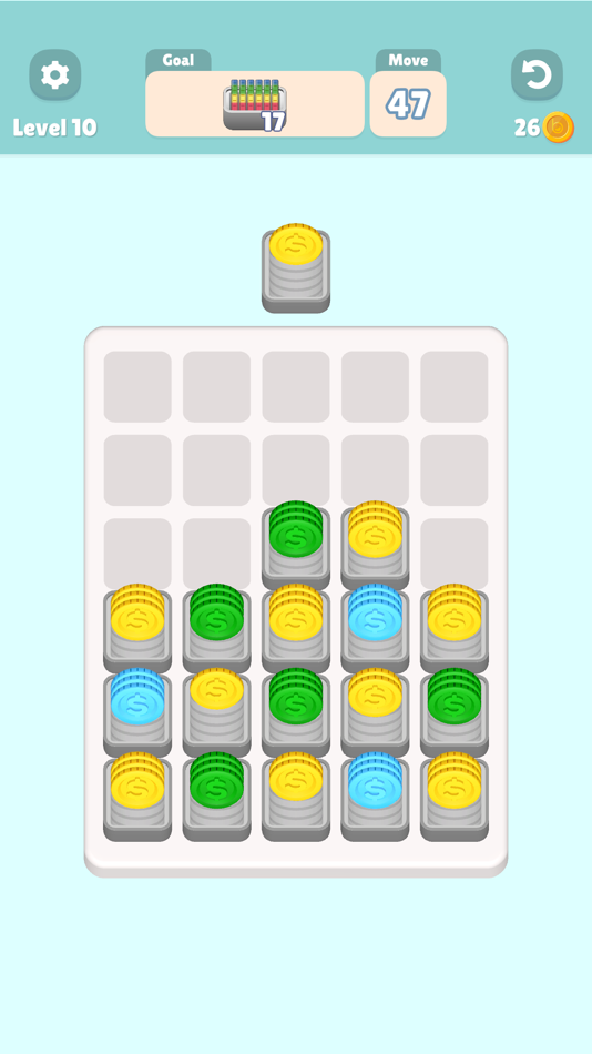 #5. Coin Drop Puzzle (iOS) 由: Brew Games