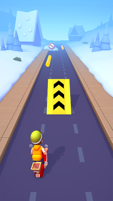 Screenshot #1 pour Paper Boy Race: Jeux de velo!