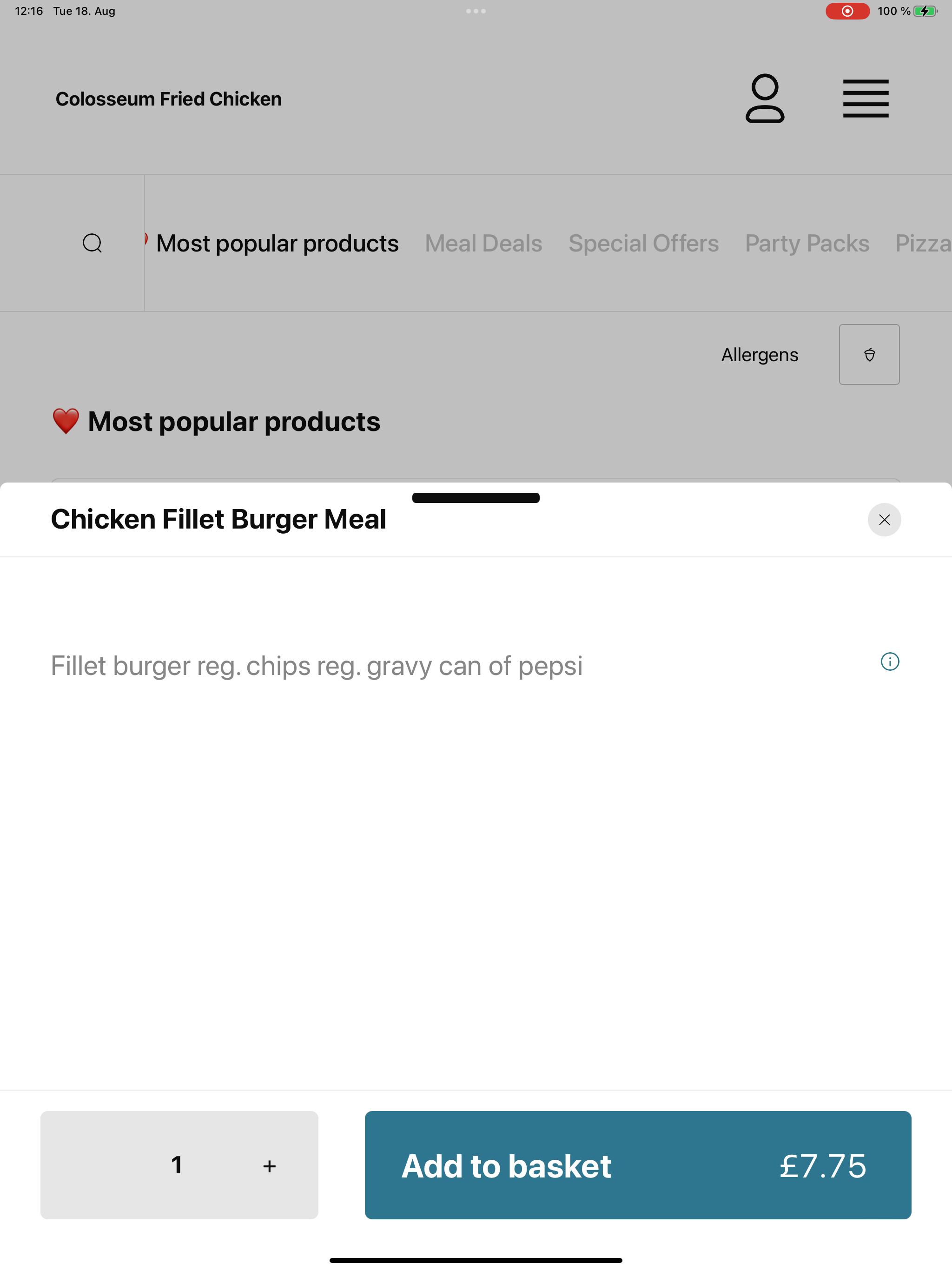 Colosseum Fried Chicken screenshot 15
