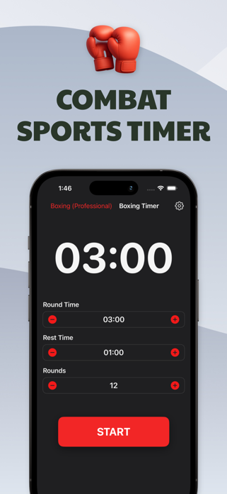 Boxing Timer for Workouts Screenshot 1 of 5