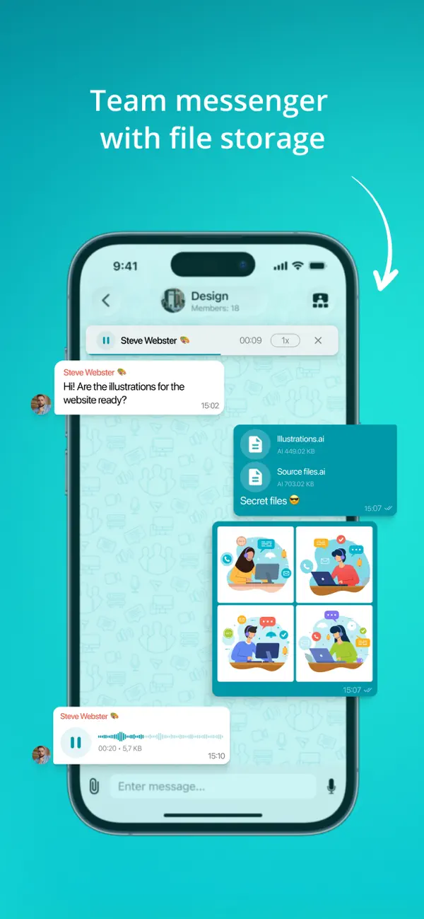 Screenshot #2 pour TrueConf: Business Messenger