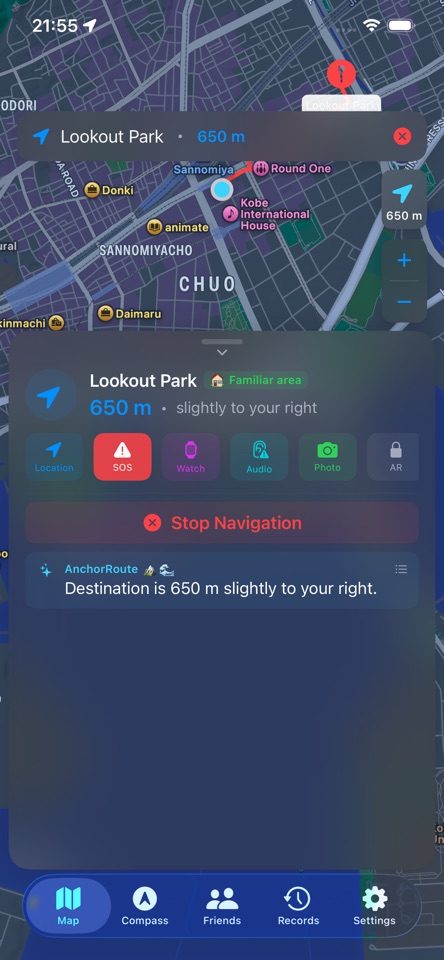 AnchorRoute screenshot 2
