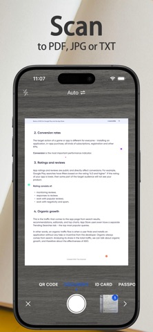 CameraScan: Camera Scanner Doc iPhone screenshot