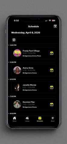 Freely Fest iPhone screenshot