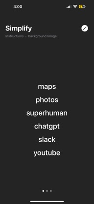 Simplify - Minimal Home Screen screenshot 2