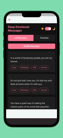 Romantic love messages. Screenshot 5 of 10