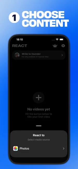 React - make reaction content screenshot 2