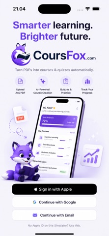 CoursFox : PDF to Courses Screenshot 1 of 5