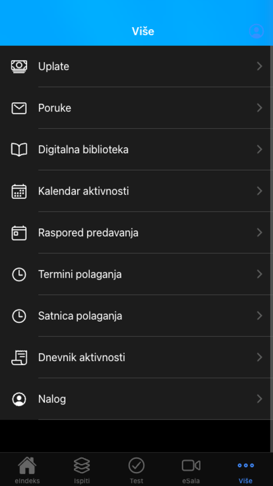 #4. eIndeks (iOS) 由: Fakultet za poslovne studije i pravo u Beogradu
