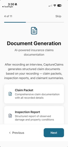 CaptureClaims screenshot