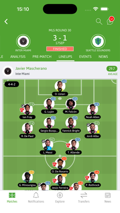 BeSoccer Plus screenshot 2