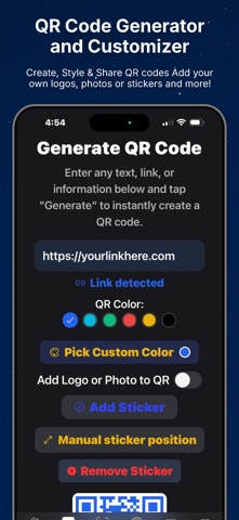 qr code generator customizer Screenshot 1 of 10