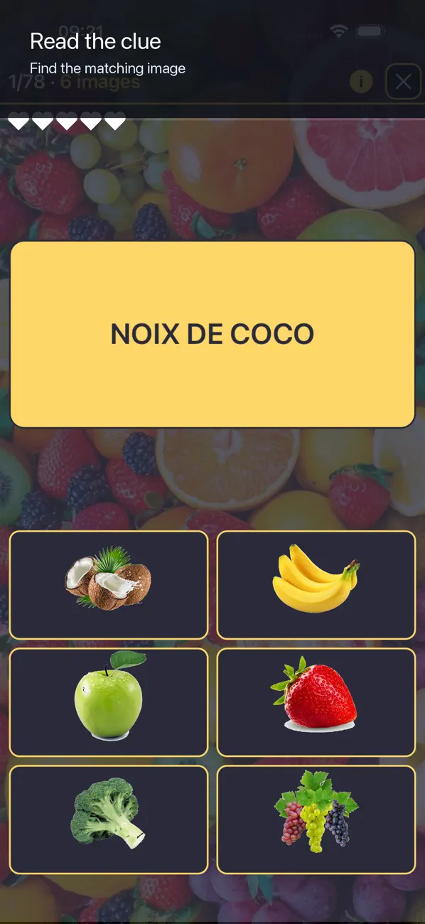 Screenshot #3 pour Fruits & légumes fr-FR