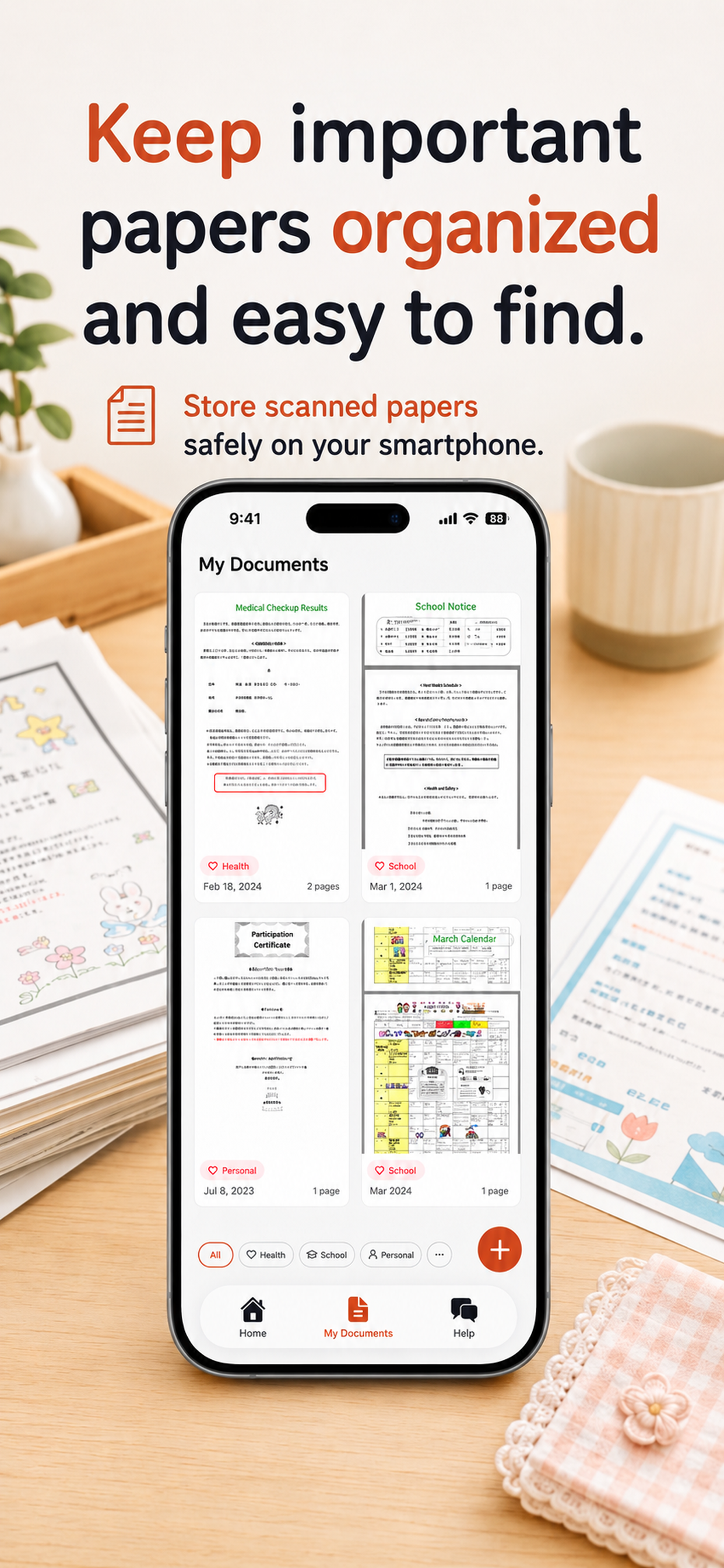 School Flyer Scanner & Planner