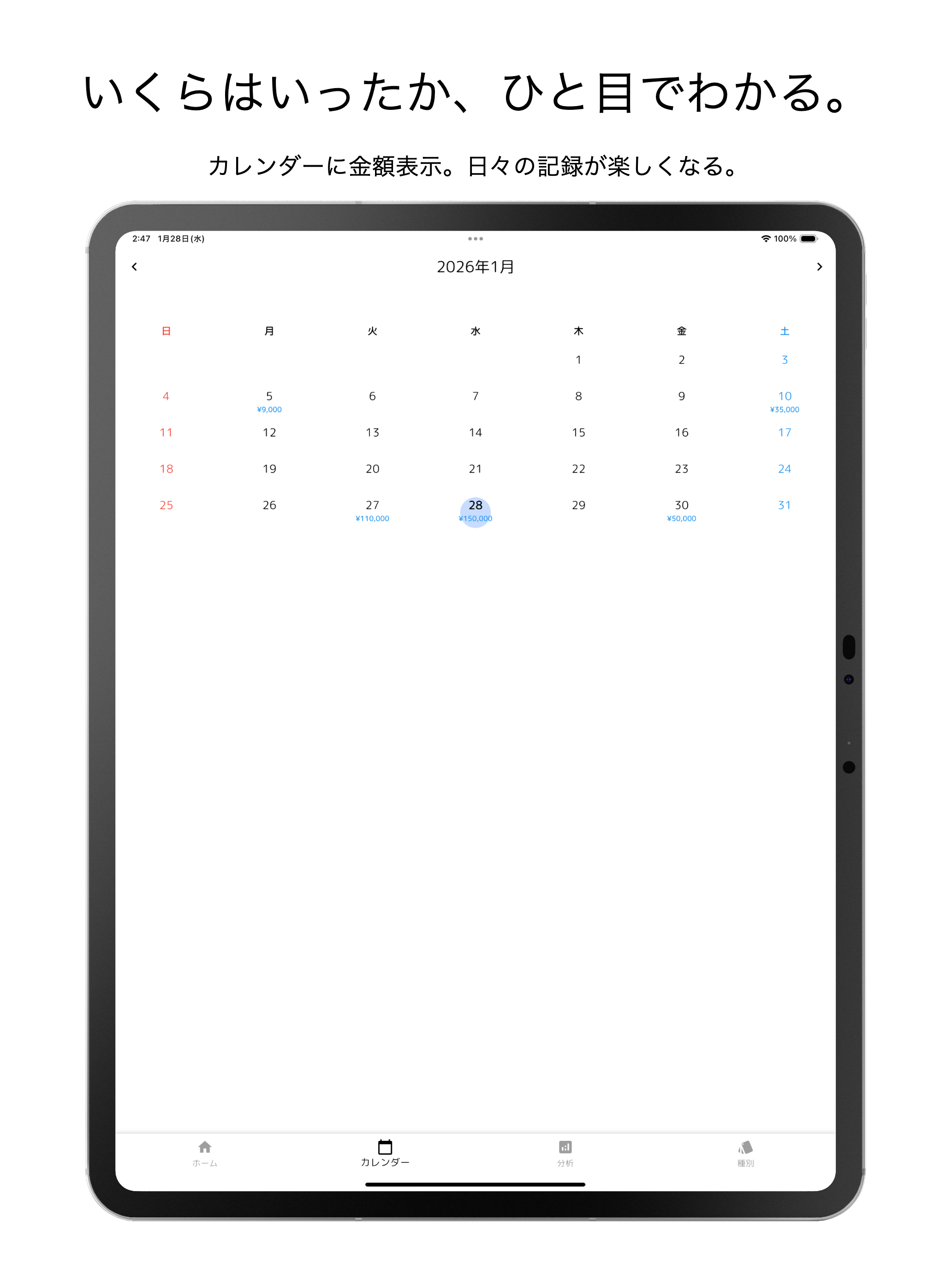 収入まとめ - 本業や副業の収入を簡単にまとめて管理 screenshot 8