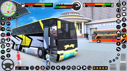 3D Bus Driving Simulator Game Screenshot