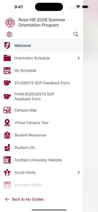 Fordham Orientation Screenshot 3 of 6
